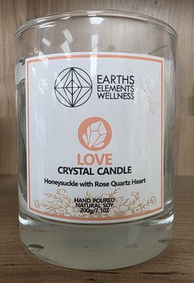 Crystal Candle - Love