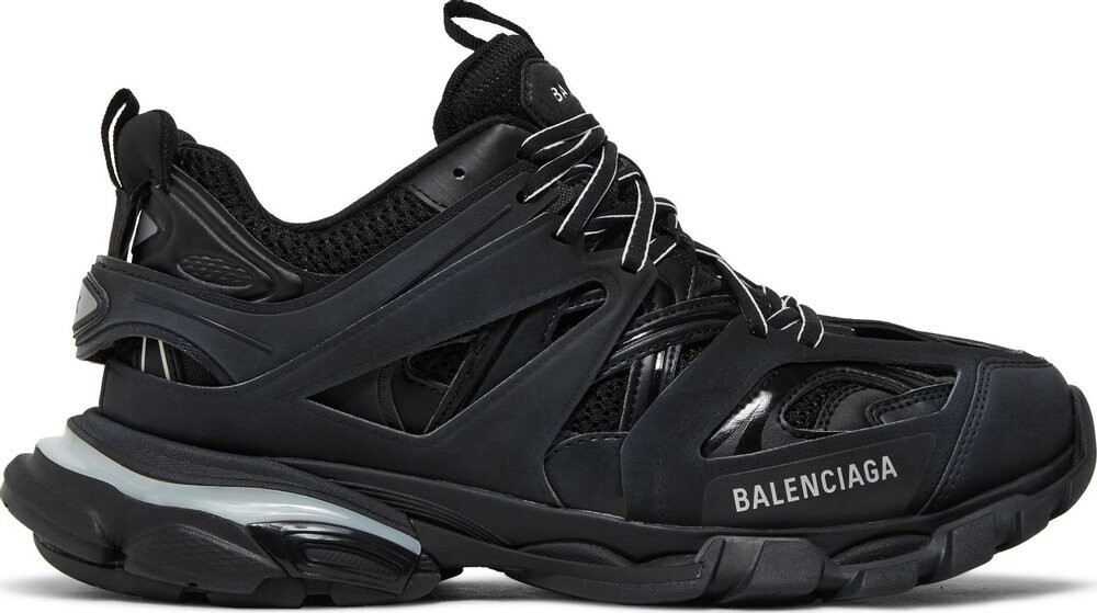 balenciaga track black led