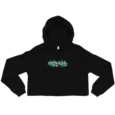 MissJudgeD embroidered crop hoodie 