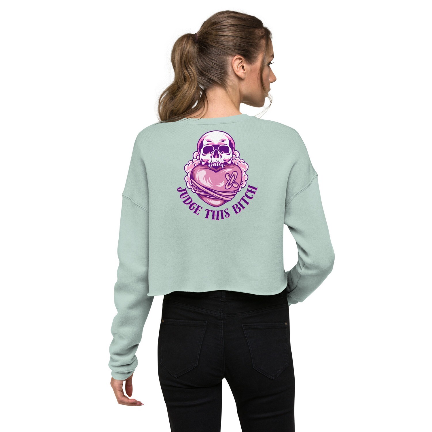 Judge this Bitch cropped sweater 