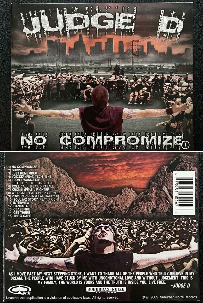 Judge D - No Compromize CD - OOP