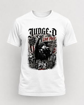 Judge D Live Free PTB Tour T-shirt