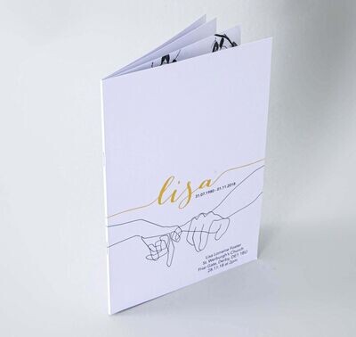 A5 Order of Service Booklet 8 Pages