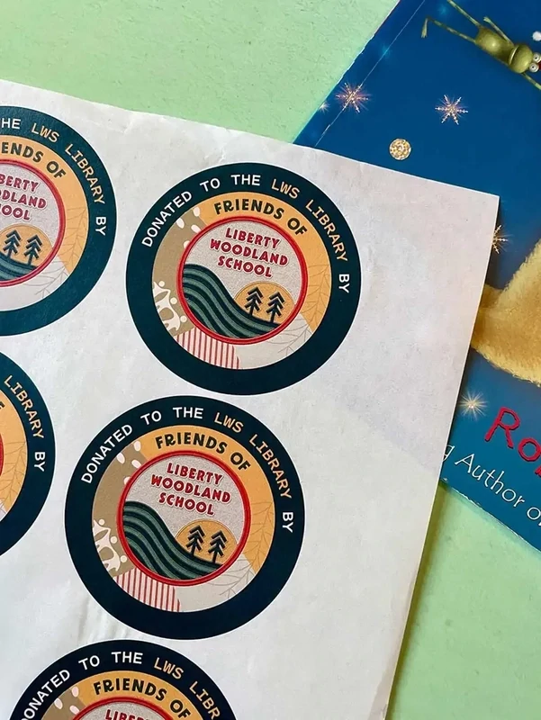 95mm diameter round labels