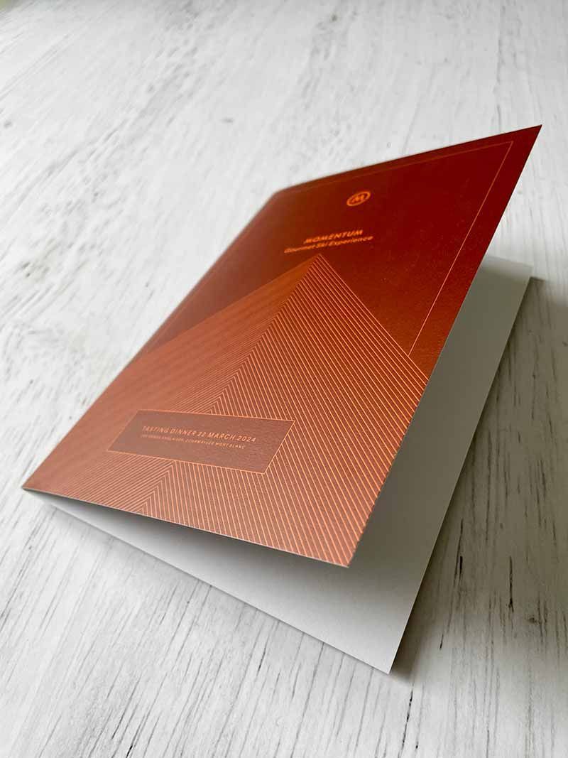 A5 Menu Print and Laminated