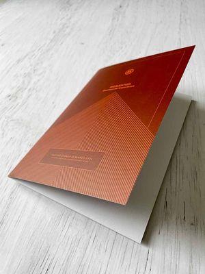 A5 Menu Print and Laminated