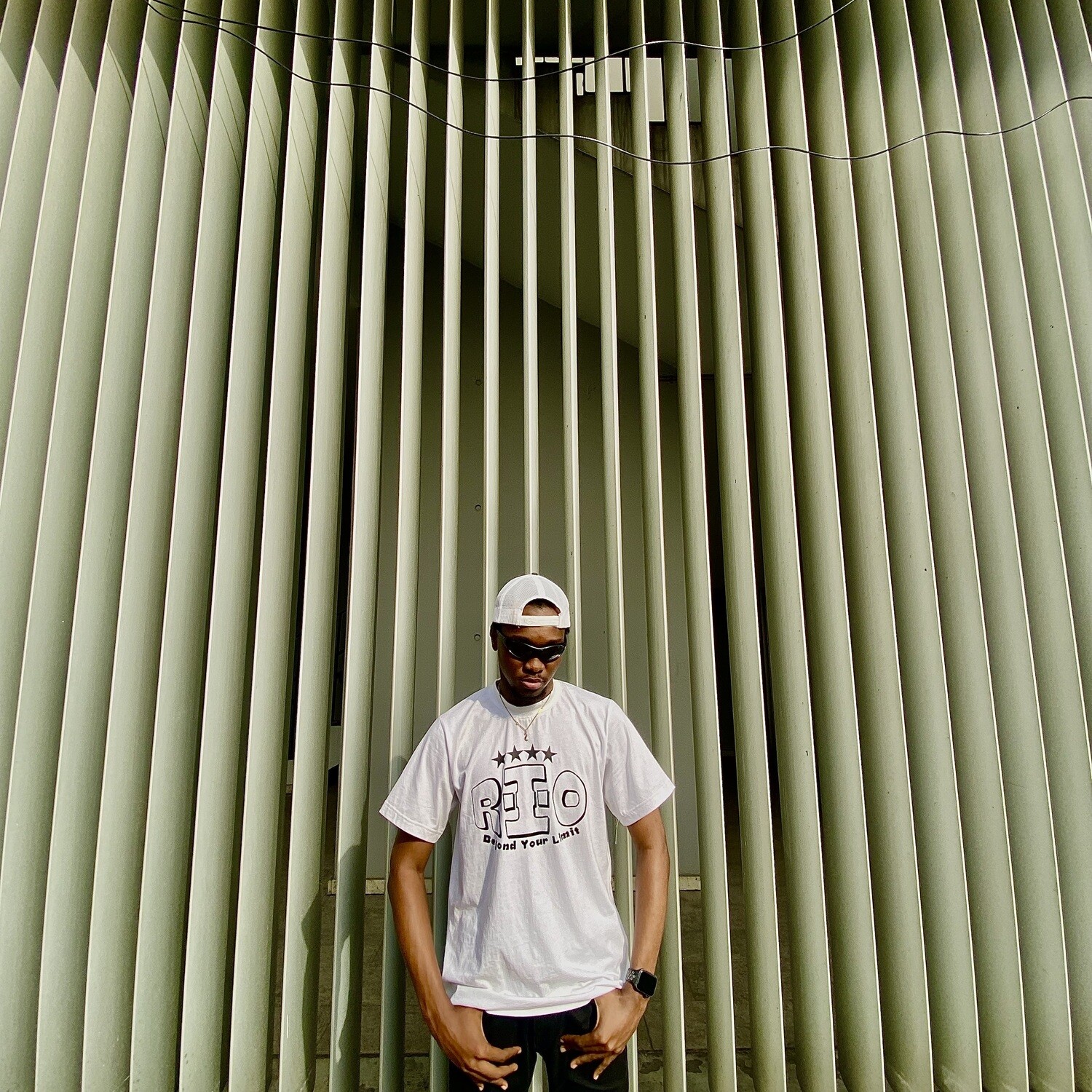 REEO BYL WHITE LOGO TEE