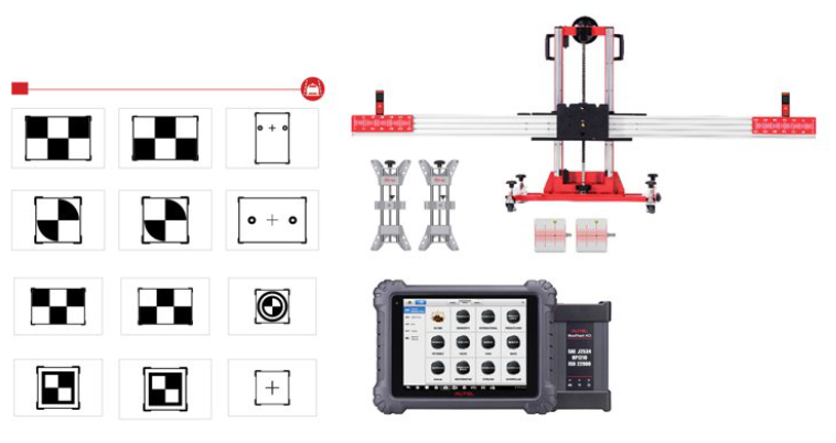 Autel Standard Frame CV ADAS LDW w/ MS909CV Tablet