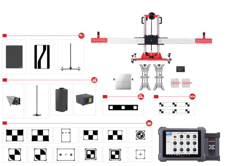 Autel Standard Frame ADAS All Systems w/ MS909 Tablet Autel Standard Frame ADAS All Systems w/ MS909 Tablet