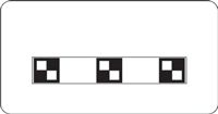 TEXA Front video camera calibration panel for TOYOTA Type 1 with bubble level