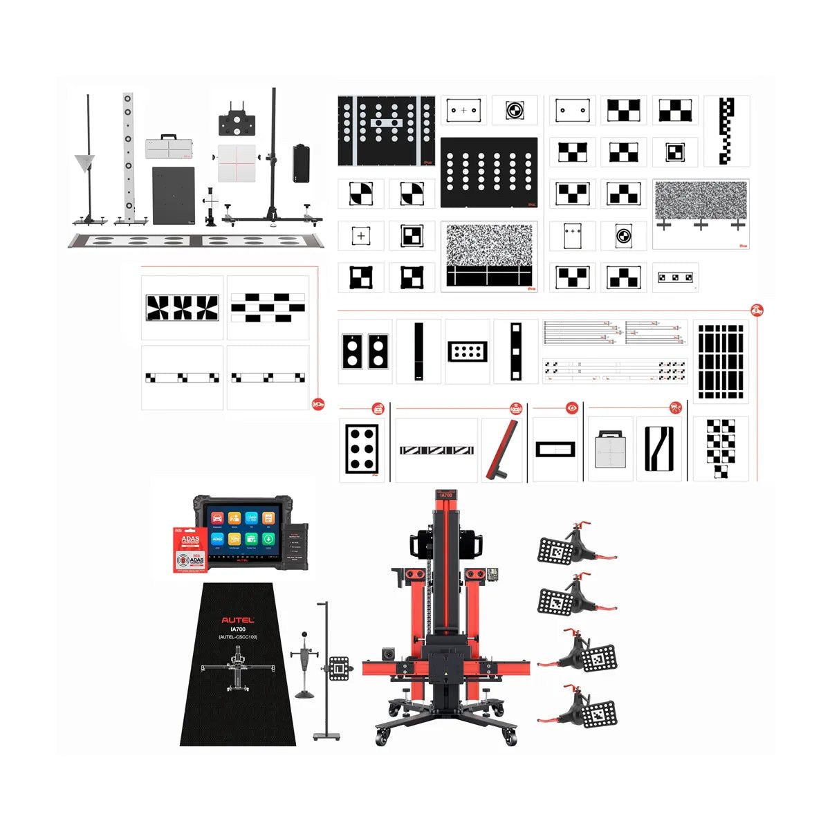 Autel IA700 ADAS All-Systems Calibration System with MS909 Tablet Autel IA700 ADAS All-Systems Calibration System with MS909 Tablet
