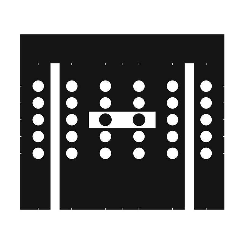 TEXA Front video camera calibration panel for VAG complete with bubble level