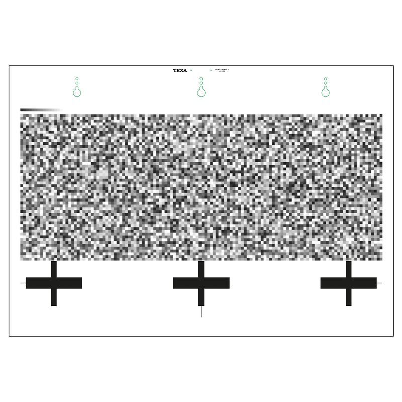 TEXA Front video camera calibration panel for SUBARU EYESIGHT2 with bubble level