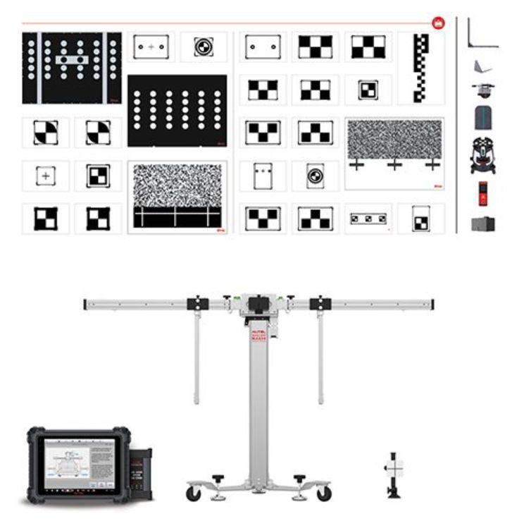 Autel MA600 Mobile Frame ADAS LDW w/ MS909 Tablet