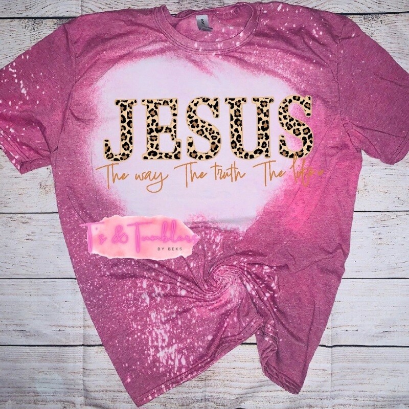 Jesus, The way, The Truth, The Life. Cheetah Graphic T