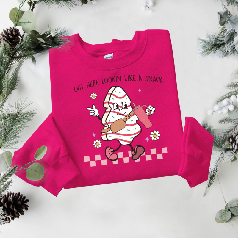 &quot;Lookin Like A Snack&quot; Christmas crewneck