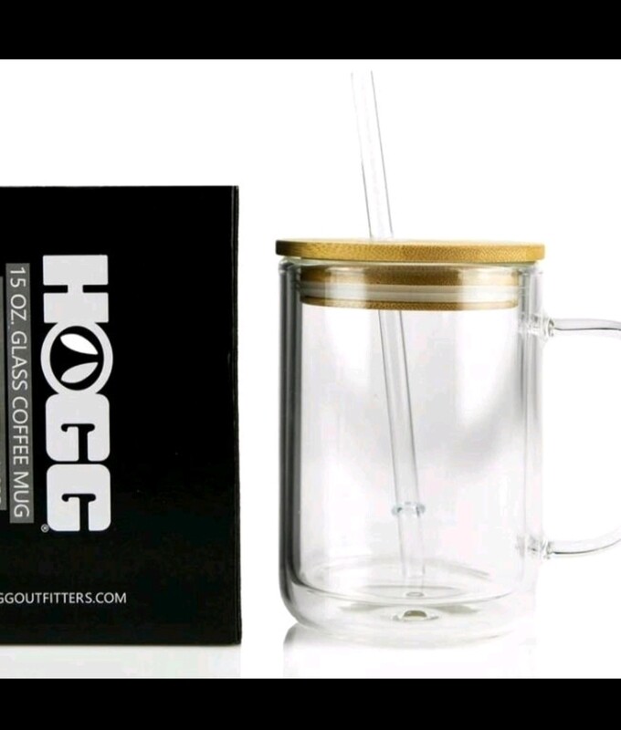 LIVE 15oz GLASS snowglobe mug 