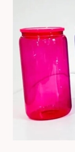 LIVE Pink 16oz GLASS can