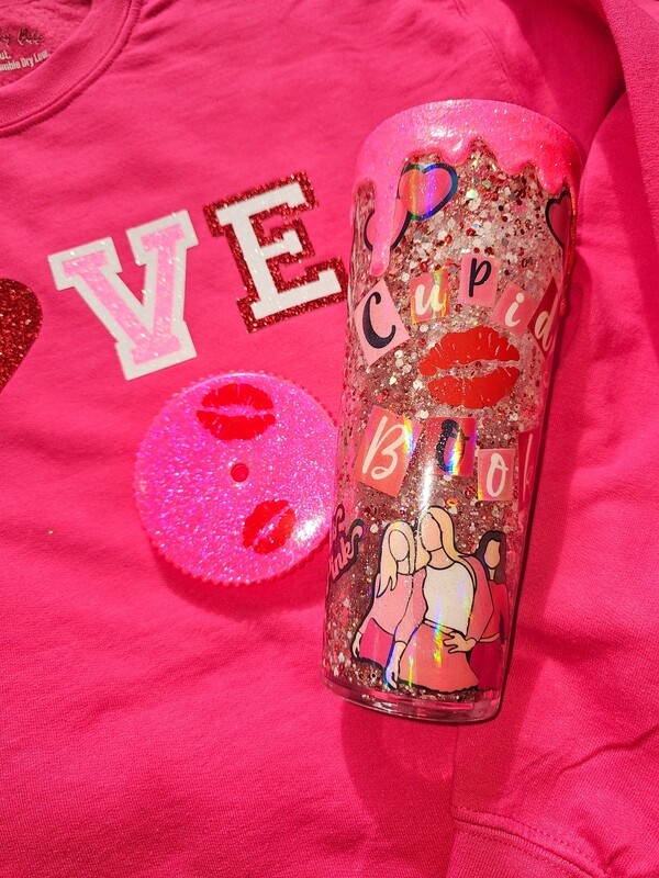 CUSTOM 24OZ Snowglobe Tumbler
