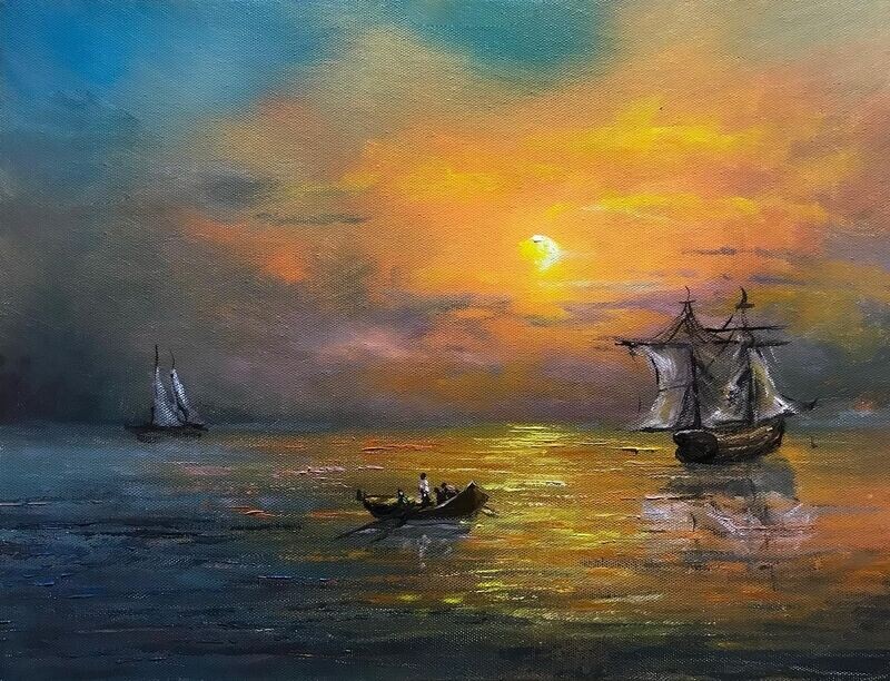 Eternal Ocean Sunset