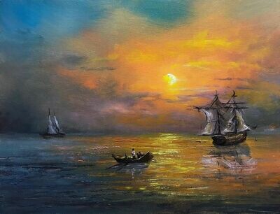 Eternal Ocean Sunset
