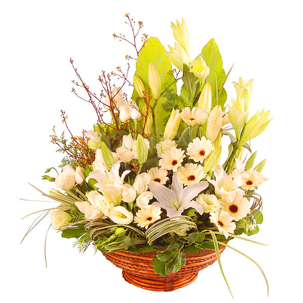 FLORAL TRIBUTE BASKET