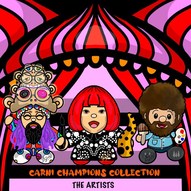 Carni Champion Celeb Stickers