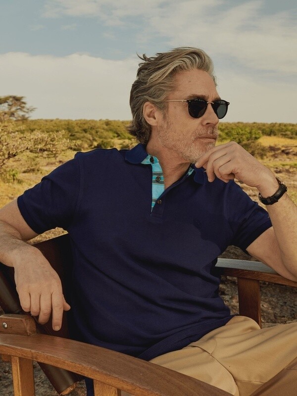 Navy Short Sleeve Polo