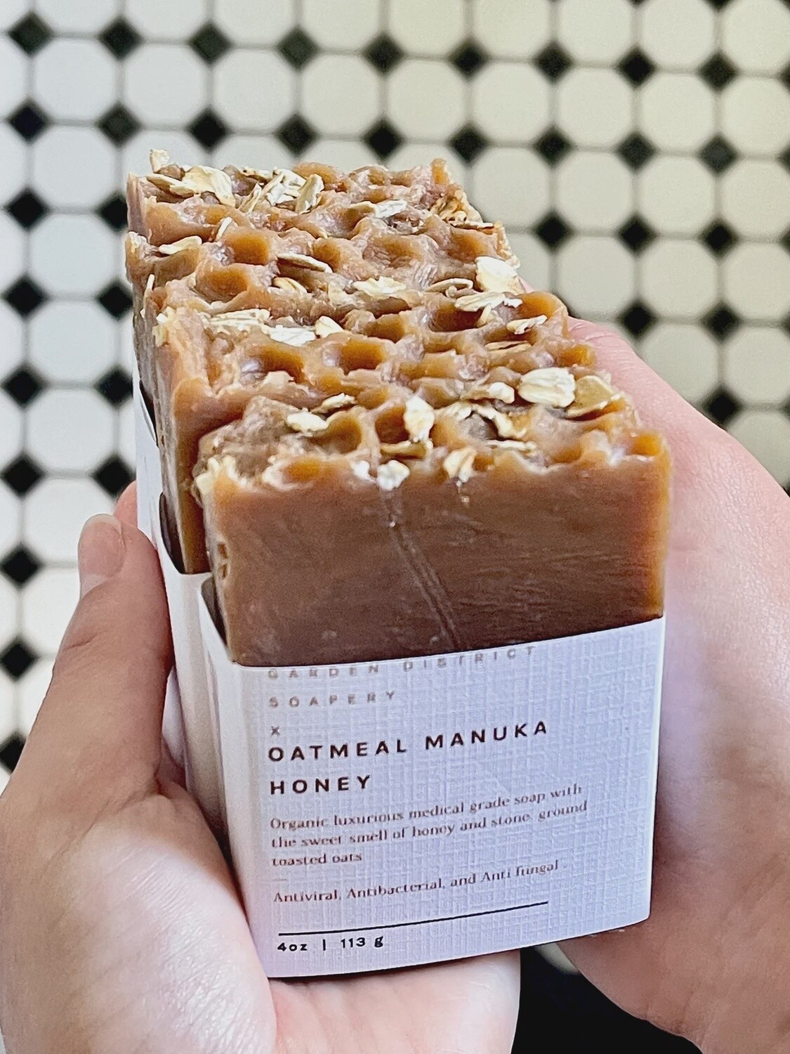Oatmeal Manuka Honey Artisan Soap