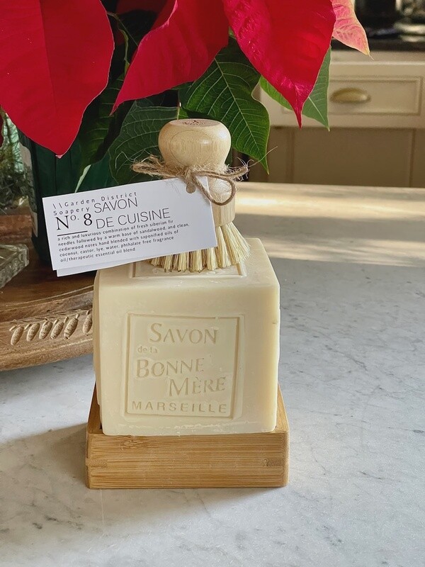 Thy Sweet Grace Savon De Cuisine - French Kitchen Multipurpose 3lb. Soap Block Set