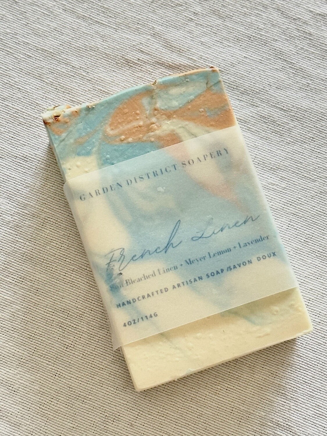 French Linen Artisan Soap