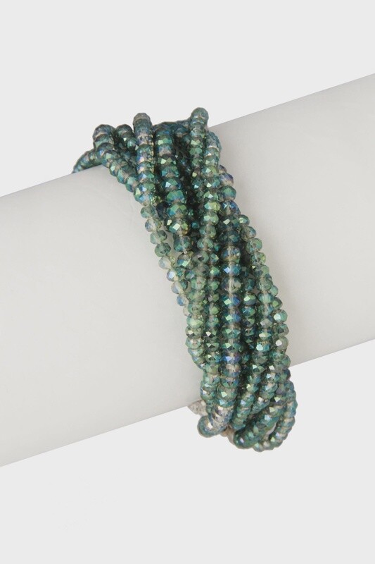 Multi Strand Crystal Bracelet