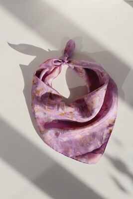 Silk Scarf-Plant Dyed-Amethyst (Large)