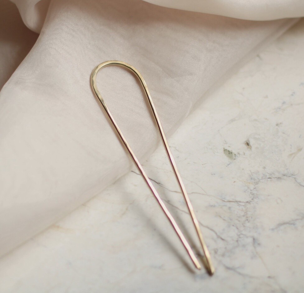 Brass Hair Pin, Style: Arch