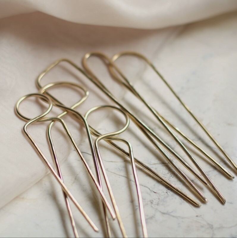 Brass Hair Pin