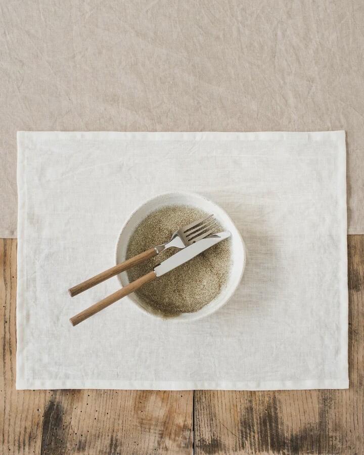 Ivory Linen Placemat (Set of 2)