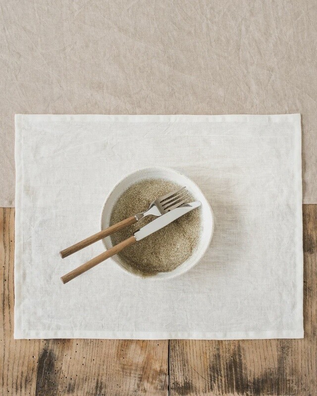 Ivory Linen Placemat (Set of 2)
