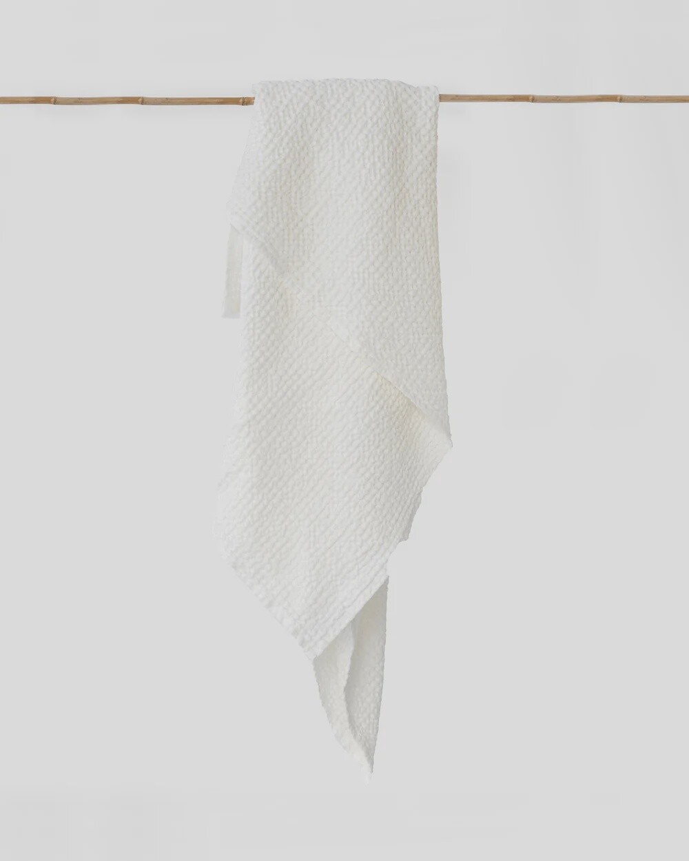 White Waffle Bath Towel