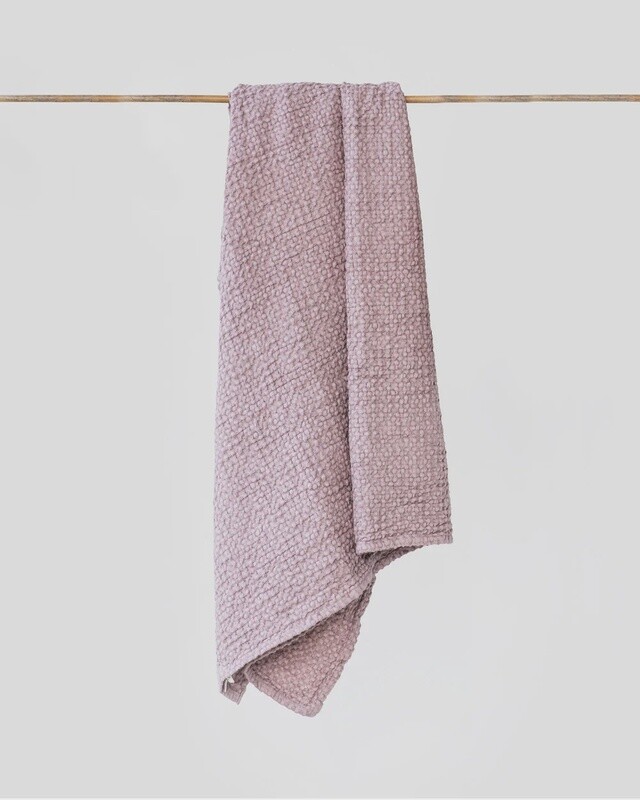Woodrose Waffle Bath Towel