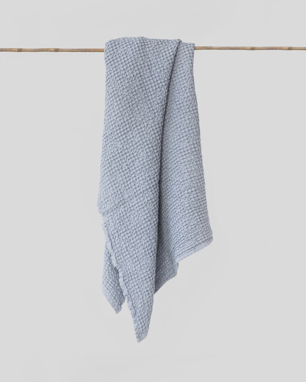 Light Gray Waffle Bath Towel