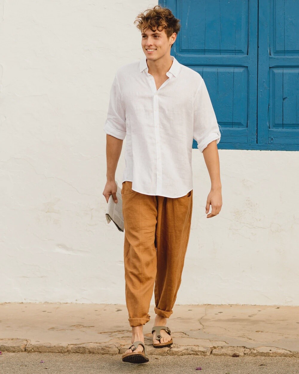 Linen Shirt Coronado In White
