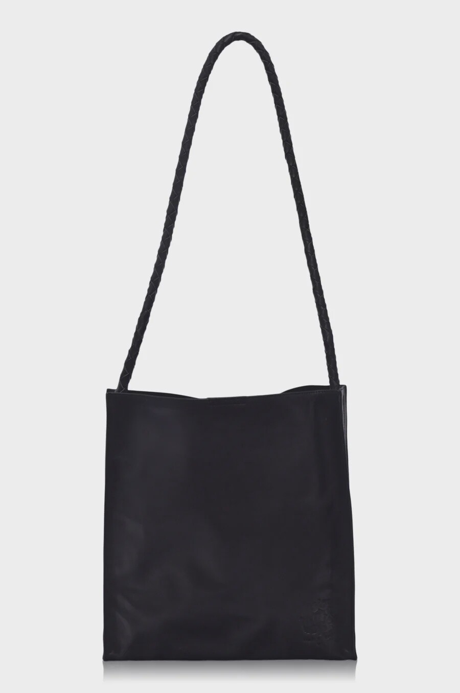 Day Leather Shoulder Bag In Black