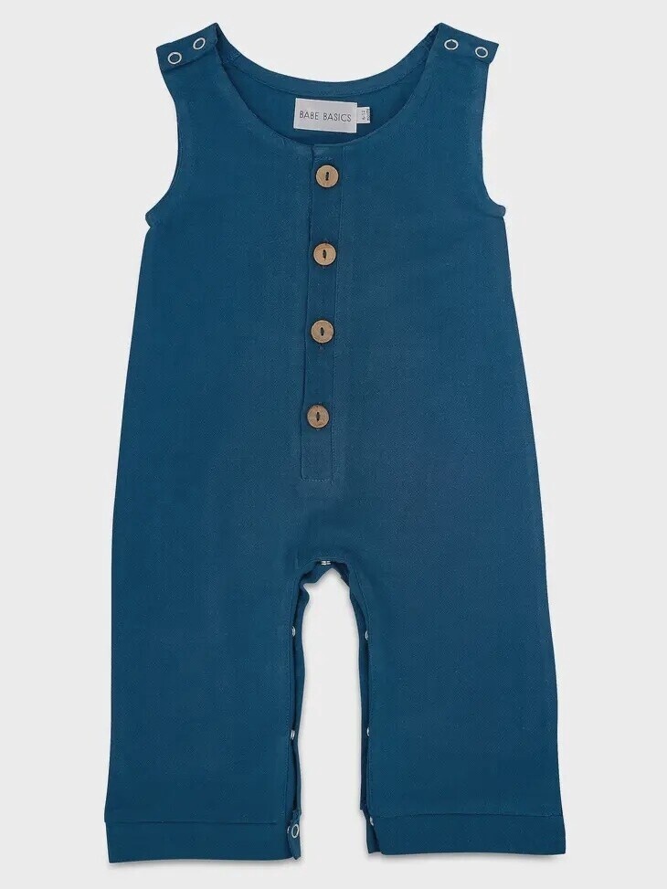 Baby Romper In Cobalt Blue