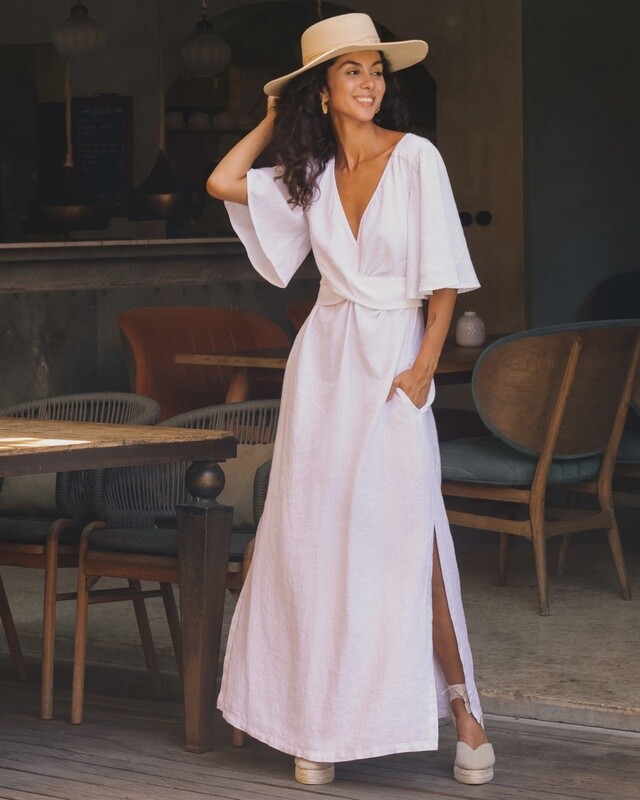 Maxi Dress Agra In White