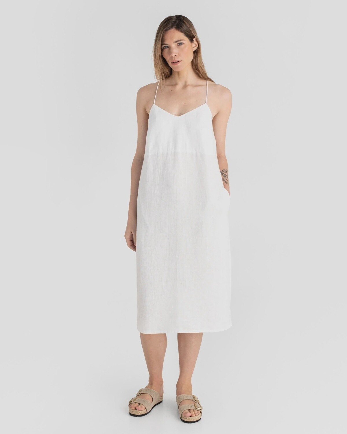 Slip Dress Marfa In White