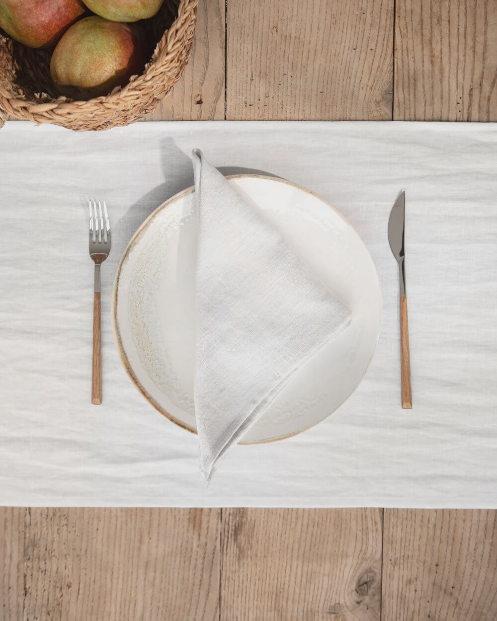 Light Gray Linen Napkin (Set of 2)