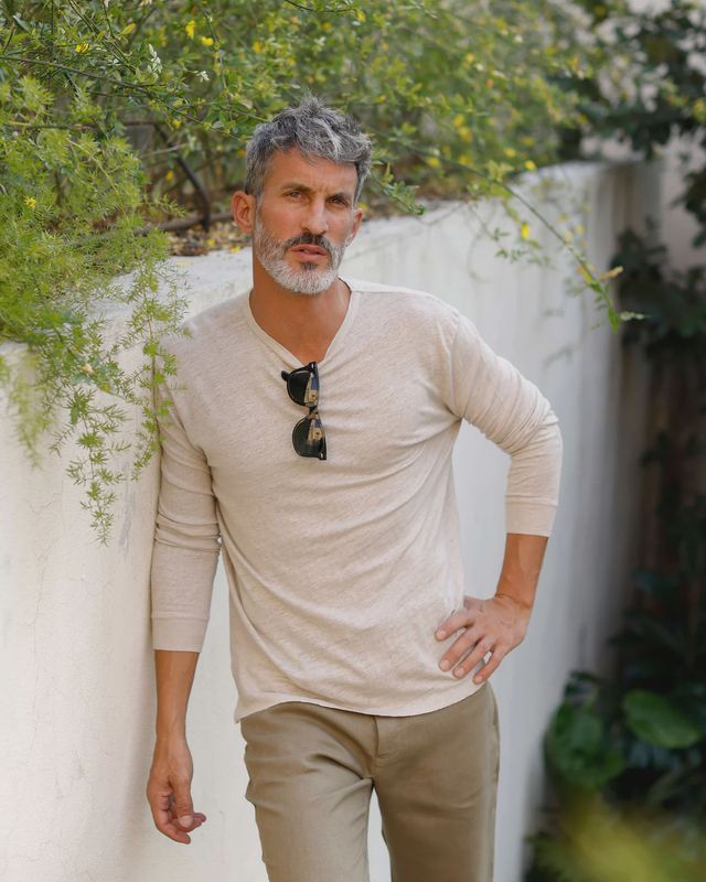 Long Sleeve Sun Tee in Bone