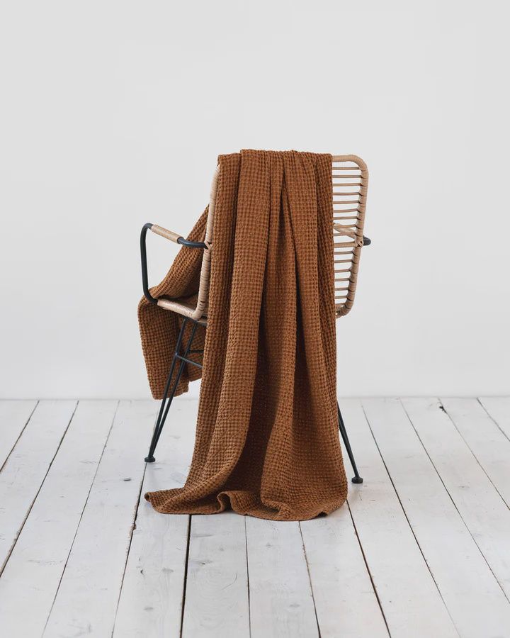 Cinnamon Waffle Throw