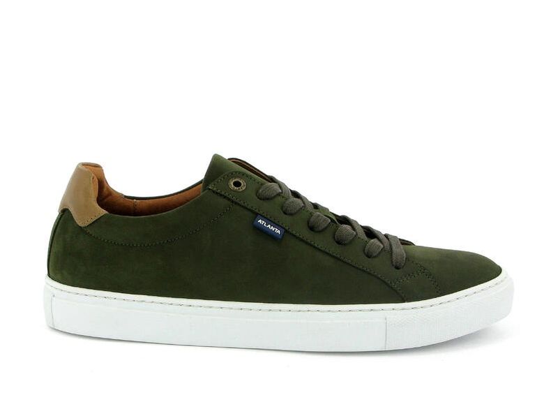 Tennis Sneakers in Dark Green