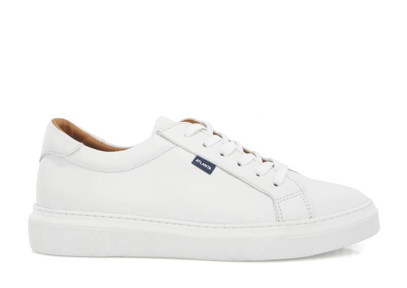 Hayato Sneakers in White Nappa Leather